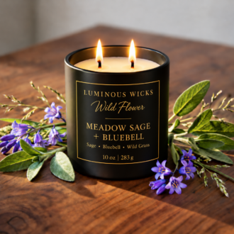 Meadow Sage & Bluebell 10oz Candle