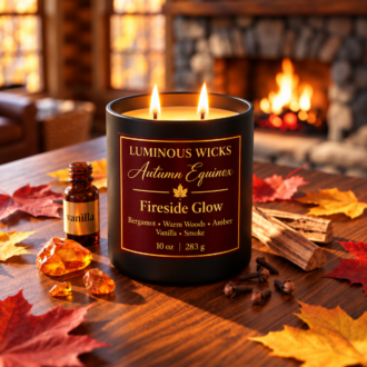 Fireside Glow Candle