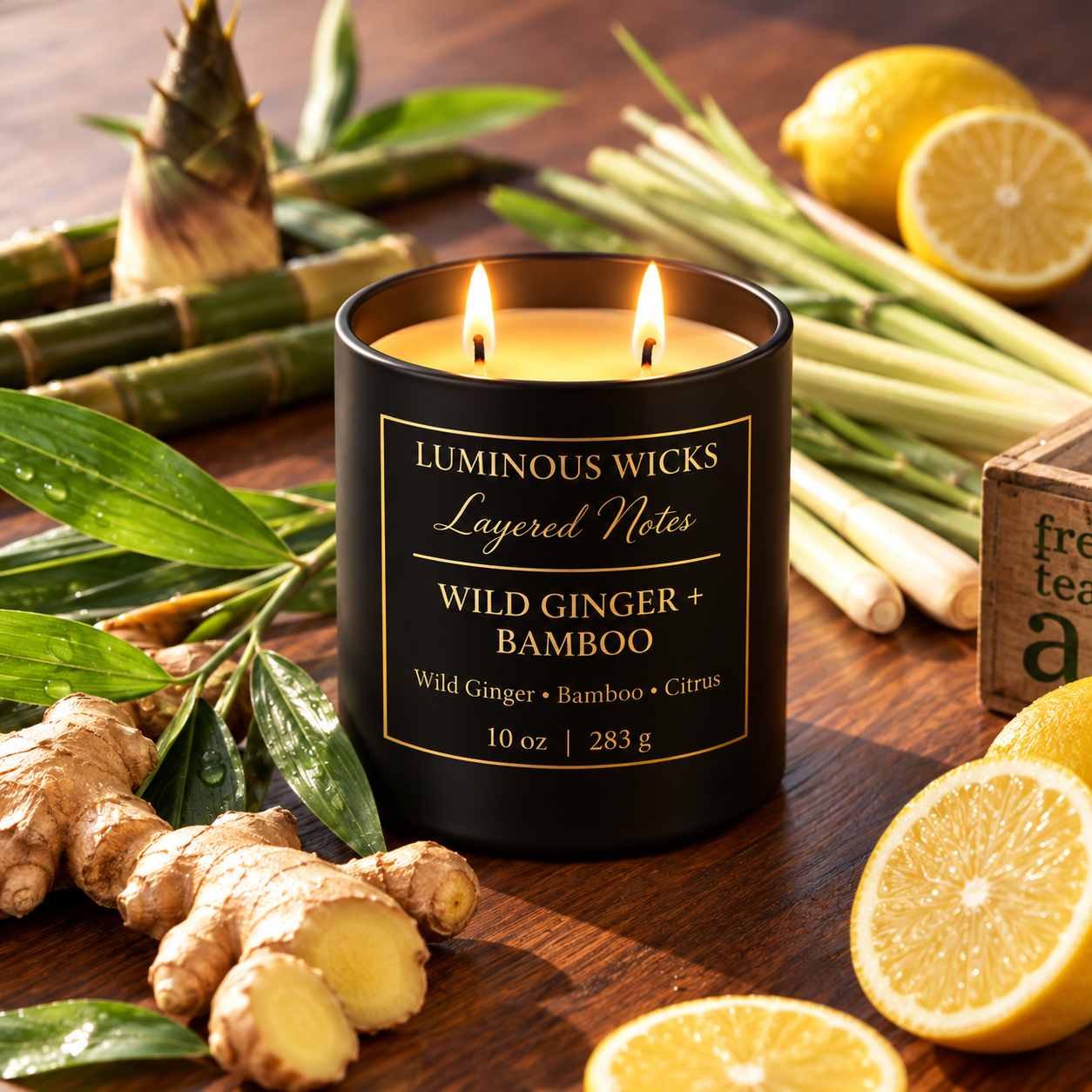 Wild Ginger & Bamboo 10oz Candle