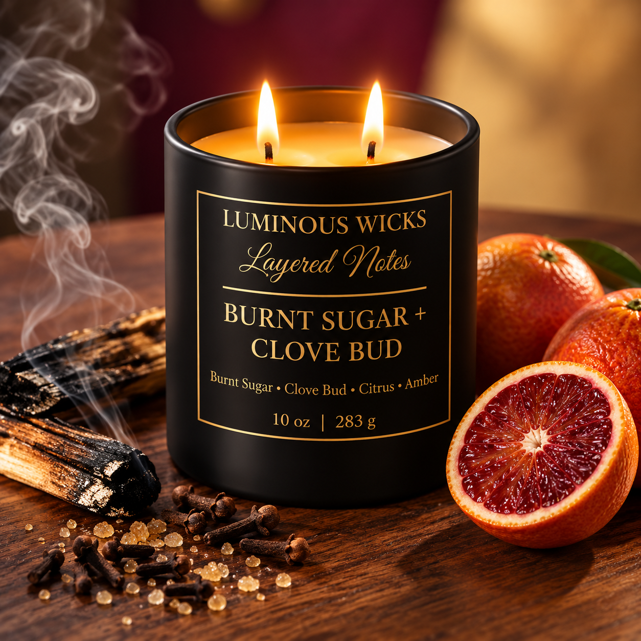 Burnt Sugar & Clove Bud 10 oz Candle