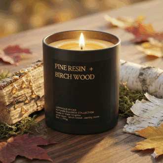 Pine Resin & Birchwood 6oz Candle