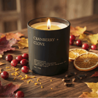 Cranberry & Clove 6oz Candle