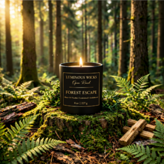 Luminous Wicks Forest Escape 8oz Luxury Candle