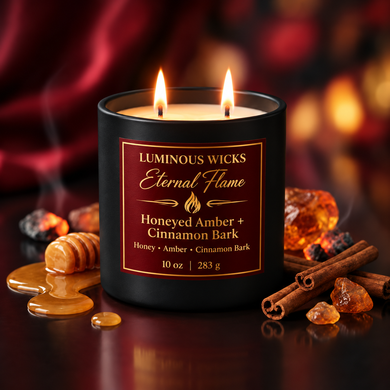 Honeyed Amber & Cinnamon Bark