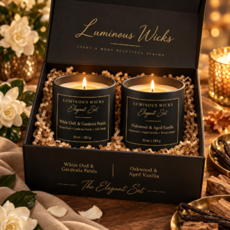 Luminous Wicks The Elegant Set Gifting