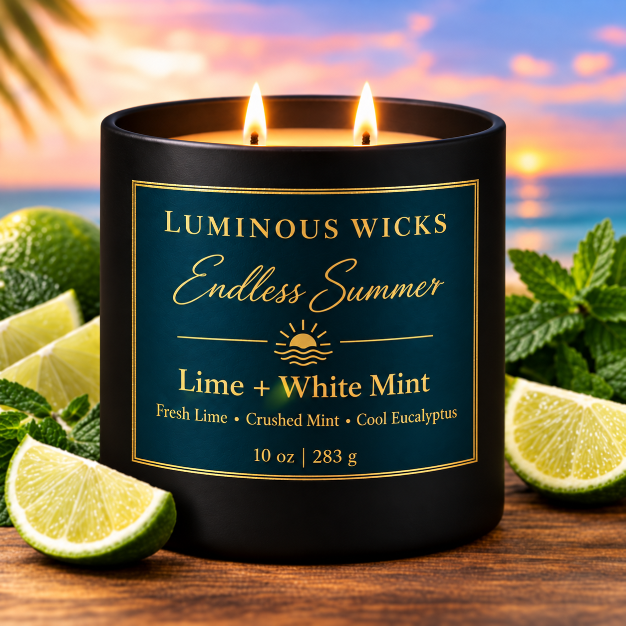 Lime + White Mint