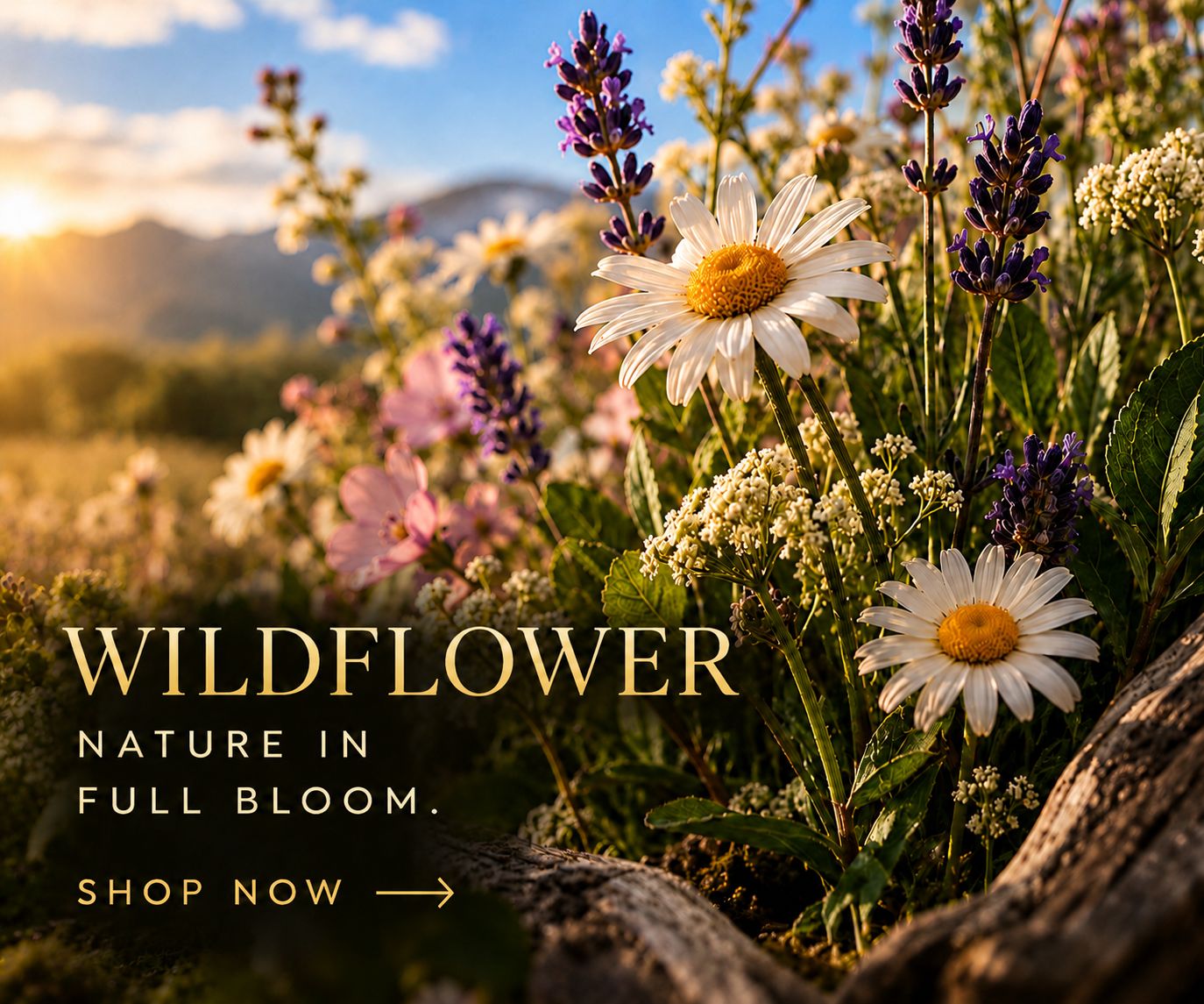 Wildflower candle collection